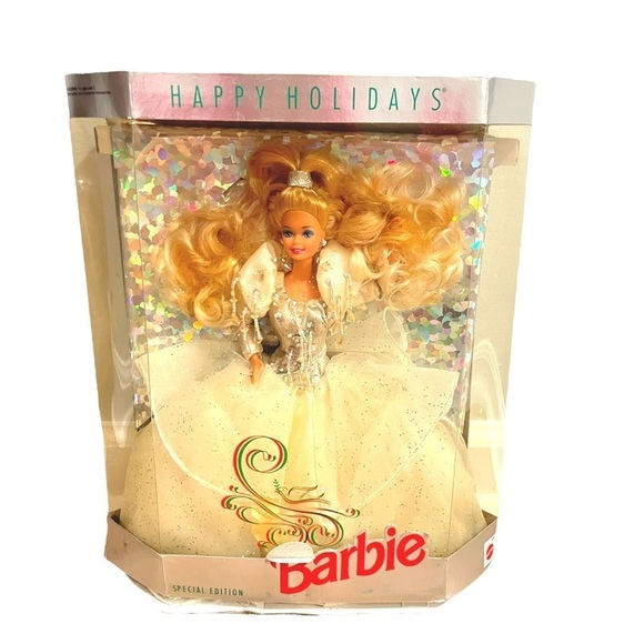 Barbie Other - 𝅺NEW Happy Holidays 1992 Barbie. Special Edition. Damaged Box